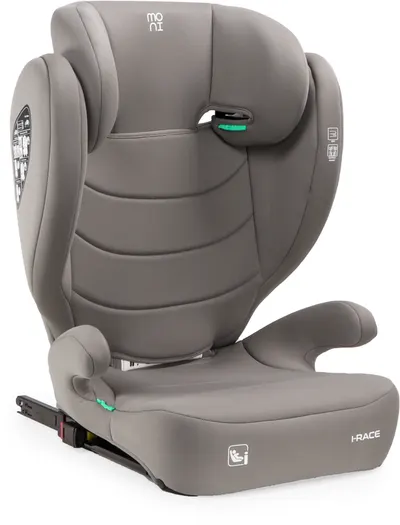 Scaun auto Moni - i-Race, IsoFix, i-Size, 100-150 cm, Cool Beige