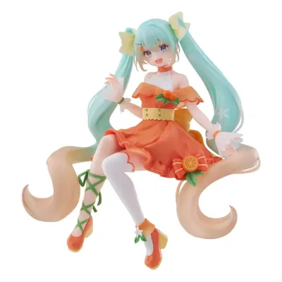 Figurina Hatsune Miku Noodle Stopper PVC - Flower Hatsune Miku Citrus Ver. 14 cm