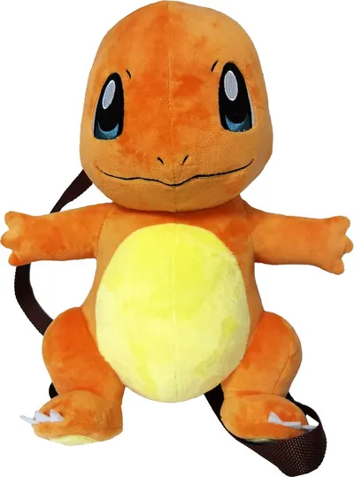 Ghiozdan de pluș CYP Brands -Pokemon Cgarmander, 36 cm