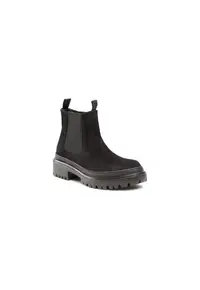 Ghete dama 301354598 - Piele naturala - Negru - Negru