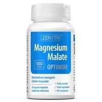 Magneziu Malat Optimum 1000 mg, 30 capsule, Zenyth