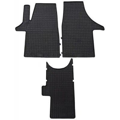 Covorase auto VW Transporter/ Caravelle/ Multivan (T5) (T6) 2003 - 2014, 2015 - prezent 2 locuri fata 3buc Petex