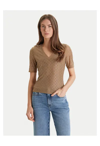 Tricou dama - poliamida/elastan - bej