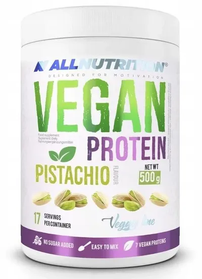 Vegan Protein, fistic, 500 g, AllNutrition