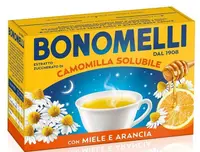 Băutură instant cu mușețel, miere și portocală, 16 pliculețe, Bonomelli