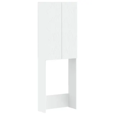 vidaXL Dulap pentru toaletă DELFT Alb 66 x 25,5 x 190 cm