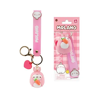 Breloc cu pandantiv si curea, Yume, Molang, Animal Costum Series