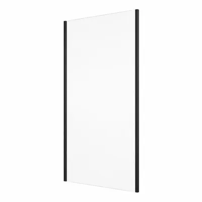 Perete dus 120x200 cm, sticla securizata cu grosimea de 6 mm, profil negru mat, Ronal Divera