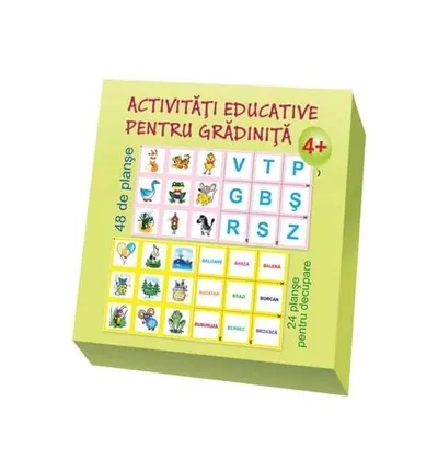 Set de activități educative pentru grădiniță (4+) - Paperback - Ala Bujor