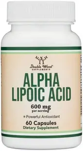 Alpha Lipoic Acid, 600 mg, 60 capsule, Double Wood