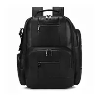 Rucsac pentru barbati, Eiran GT3332, piele naturala, Negru