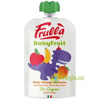 Piure pentru Copii +6 Luni cu Mar, Mango si Banana Ecologic/Bio 100g