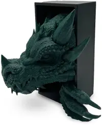 Print 3D de la 3D Morph Lab - Book nook, Dragon head, verde, cosmic