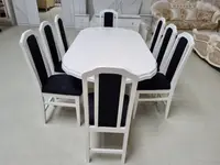 SET MARCO 27 MASA 160/195 CM + 8 SCAUNE personalizabil pe culori