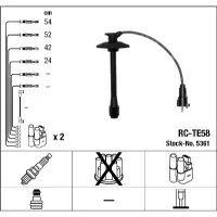 Set cablaj aprindere NGK 5361