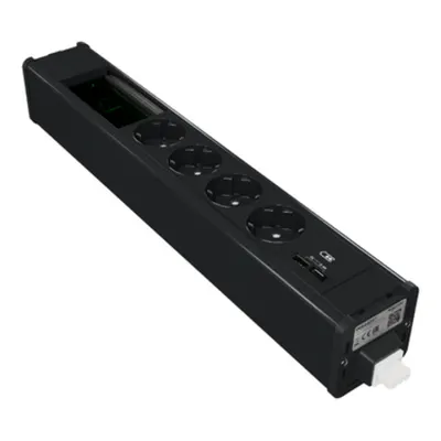 Sistem Unica+, 4xpriza 2P+E+USB A/C+VDI, antracit