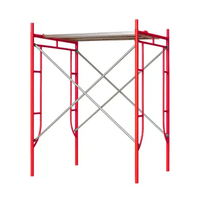 Schela circulabila din otel H2000*L1800*W1524 mm cu 2 seturi de diagonale și o platformă