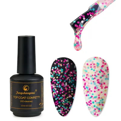 Top Coat Confetti FSM - TCC-FSM - FSM.Romania.ro