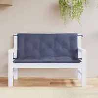 vidaXL Perne bancă de grădină 2buc. bleumarin 120x50x7cm textil oxford