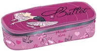 Penar pătrat pentru școală Graffiti Ballerina - Cu 1 fermoar