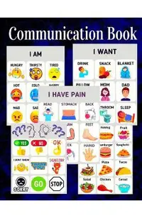 Communication Picture Book: Non-Verbal Communication Book With Pictures And Words
