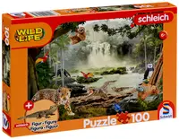 Puzzle pentru copii Schmidt din 100 piese - În pădurea tropicală