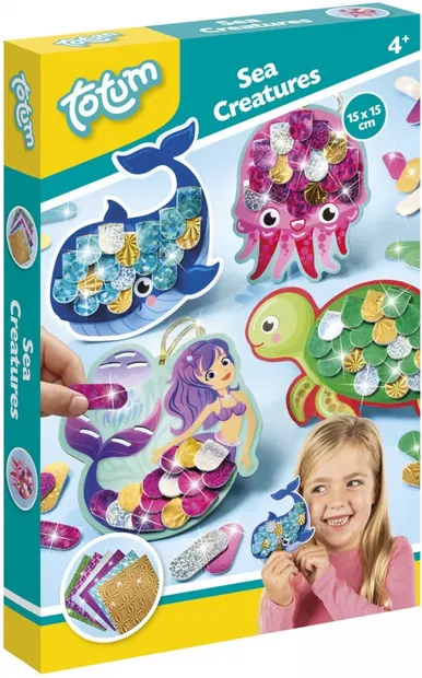 Set creativ Totum - Decorează-ți propriile animale acvatice