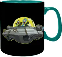 Cana cu efect termic ABYstyle Animation: Rick & Morty - Spaceship, 460 ml