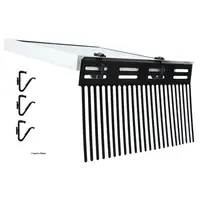 Set bariera anti-pasari 1 metru grila din aluminiu + 3 cleme Clip Fast – protectie completa pentru panouri fotovoltaice