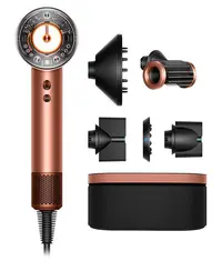 Uscător de păr Dyson Supersonic - Nural, 1600W, 4 viteze, Amber Silk/Pink Champagne