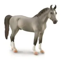 Figurina pictata manual Armasar Marwari Gri