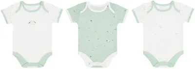 Set de body pentru bebeluși KikkaBoo Sleepy Sheep - 3 buc, 0-3 luni