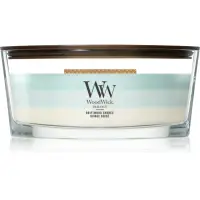 Woodwick Trilogy Driftwood Shores lumânare parfumată cu fitil din lemn 453.6 g