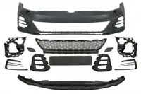 Bara (Fata, GTI, cu grilaje; cu paranteze de montaj; cu valabilitate, cu orificii lampa ceata, grunduit) potrivit VW GOLF ALLTRACK VII Hatchback 08.12-03.17