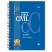 Codul civil Ianuarie 2025. Editie spiralata, tiparita pe hartie alba