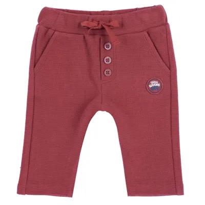 Pantaloni lungi copii Chicco, Bej cu alb, 08959-65MFCO