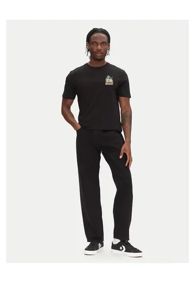 Tricou barbati negru - bumbac