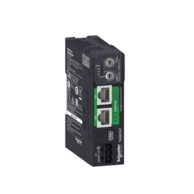 Interfata de comunicatie IP20 distribuita, cu conectare la Bus de comunicatie Ethernet