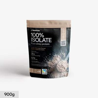 Pure whey proteină 100% izolat cookie & cream 900g