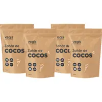 Pachet Zahar de Cocos 1kg (4 x 250g)