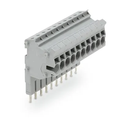 Modular TOPJOB®S connector; modular; for jumper contact slot; 10-pole; 2,50 mm²; gray