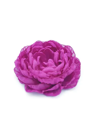 Brosa eleganta bujor - Avery - floare mare din voal roz