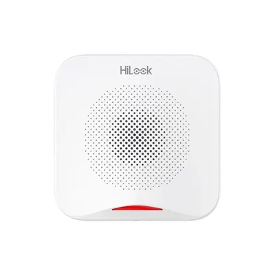 Sirena alarma de interior wireless Hikvision HiLook ALARM-S201-WE, 868.6Mhz, pana la 1600m, 4x baterie AA, LED rosu