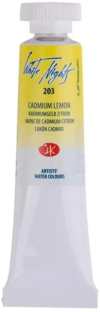 Vopsea de acuarelă Nevskaya Palitra Leningrad White Nights - 203, Cadmium Lemon, 10 ml