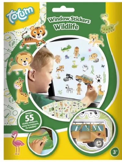 Set de autocolante de sticlă Totum - Wildlife