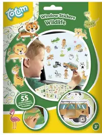 Set de autocolante de sticlă Totum - Wildlife