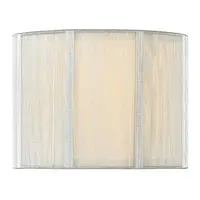 Abajur Elsa Silver String Cotton Drum Shade 25cm