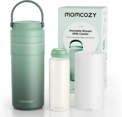 Termos racitor portabil Momcozy Milk Cooler, pentru lapte matern 355 ml