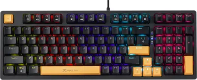 Tastatură mecanică Xtrike ME - GK-997, Rainbow, negru