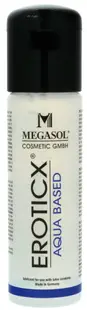 Lubrifiant pe bază de apă, Megasol, Eroticx, 100ml, incolor